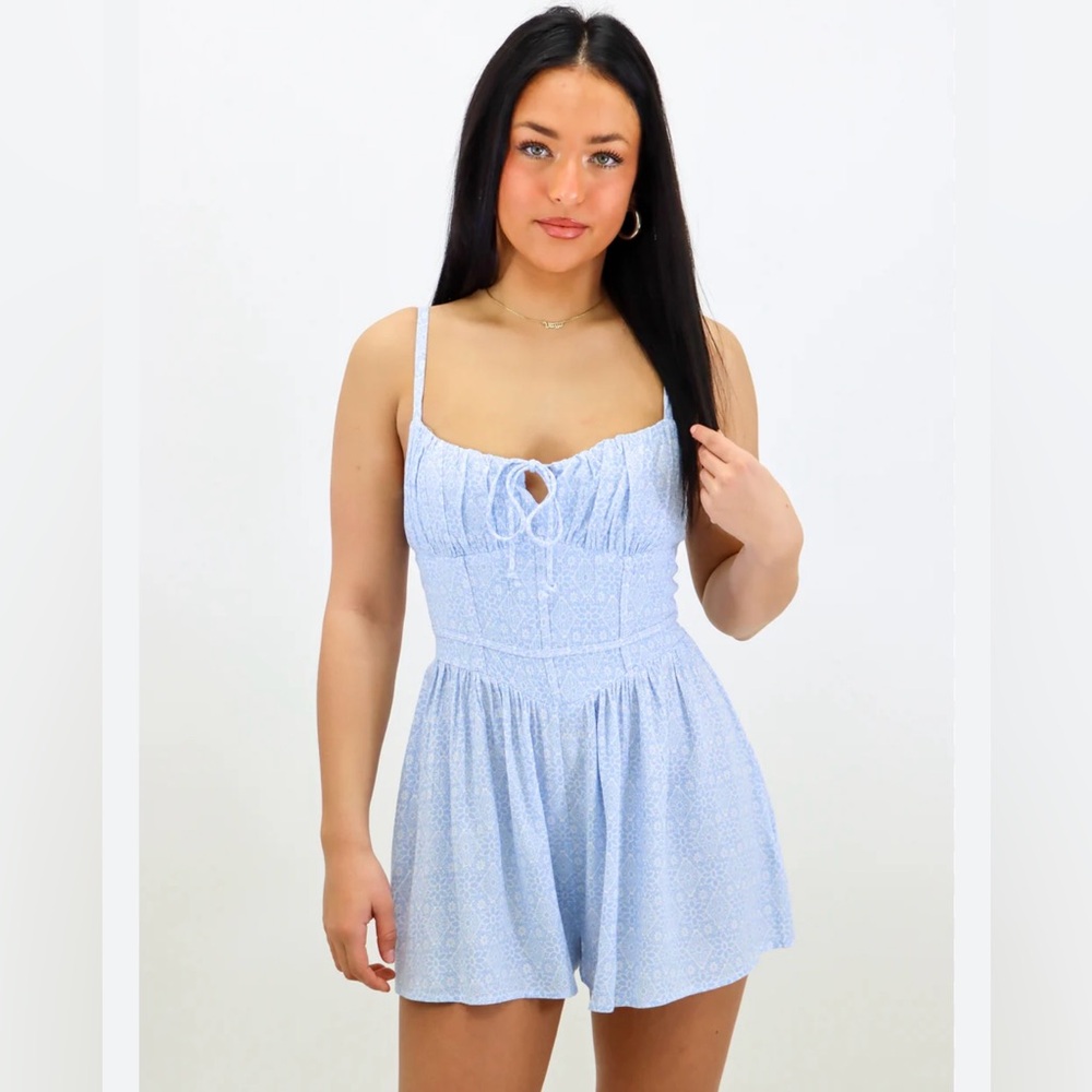 NWT Sky To Moon Blue Romper